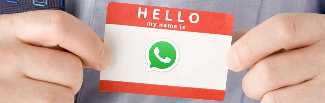 How Do You Display Name Instead Of Number In Whatsapp Business?